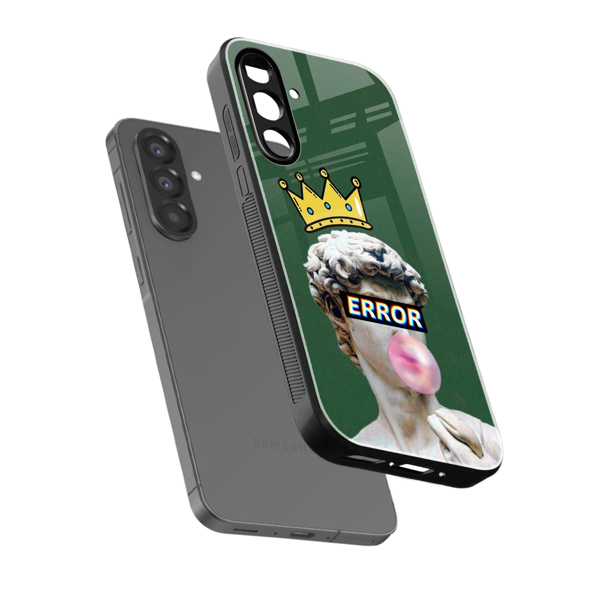 Error sleek samsung galaxy a36 5g cover with tempered glass back and TPU edges