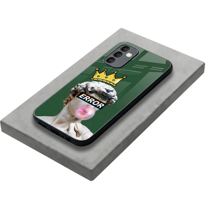Error stylish phone case for samsung galaxy m14 5g | glossy glass and slim fit