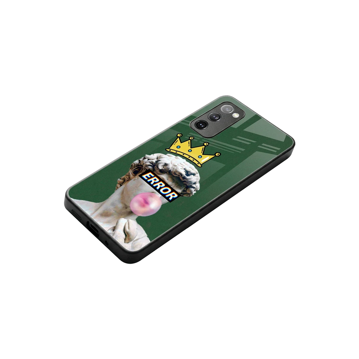 Error stylish phone case for samsung galaxy s20 fe | glossy glass and slim fit