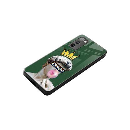 Error stylish phone case for samsung galaxy s20 fe | glossy glass and slim fit