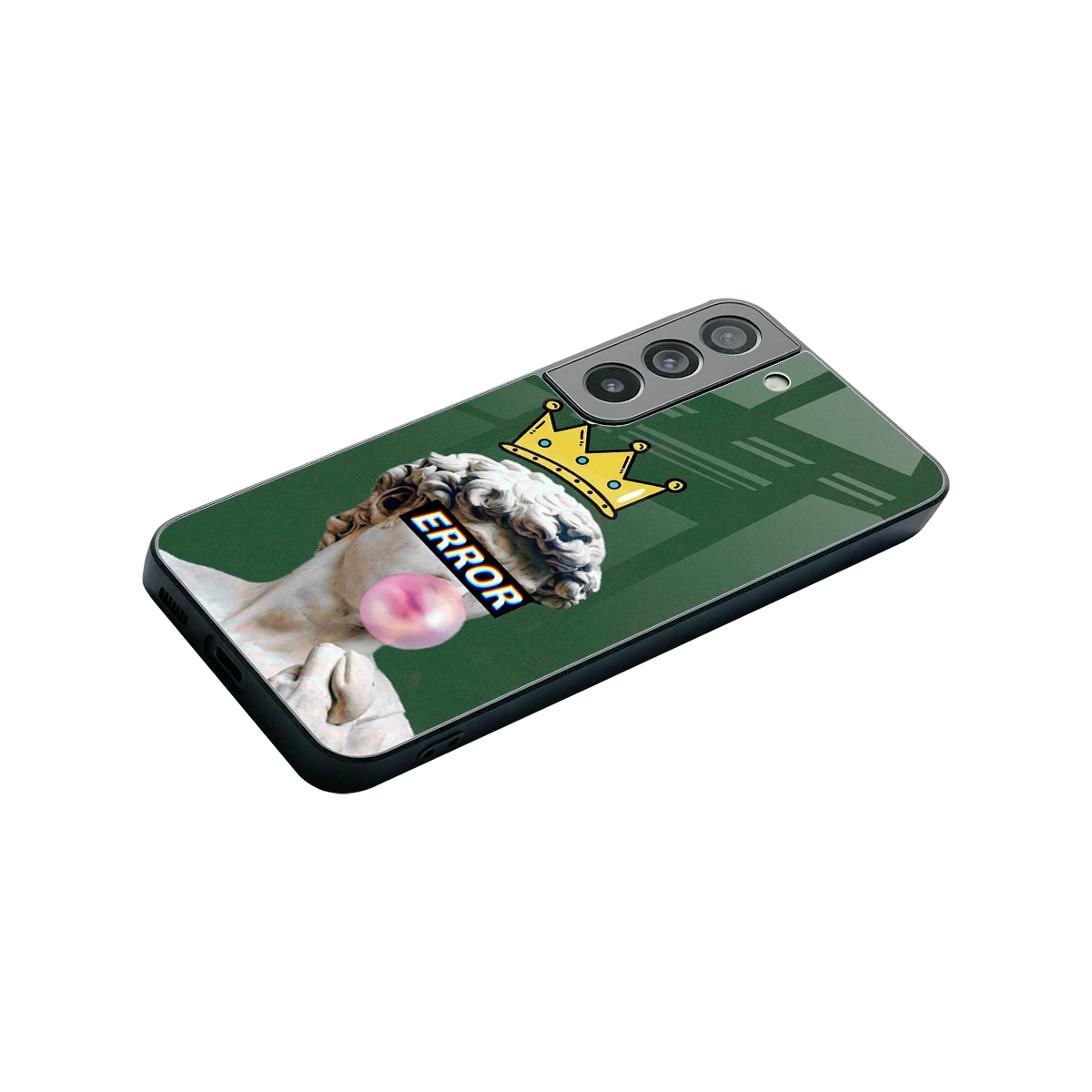 Error stylish phone case for samsung galaxy s22 | glossy glass and slim fit