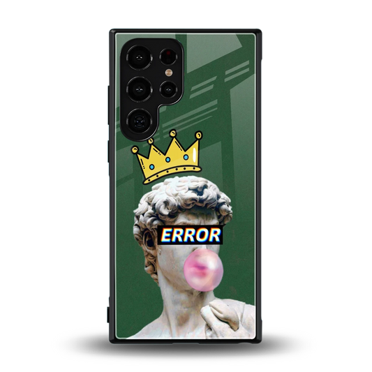Error back phone cover | glass case for samsung galaxy s23 ultra