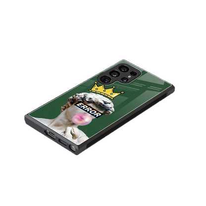 Error stylish phone case for samsung galaxy s24 ultra | glossy glass and slim fit