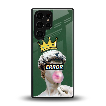 Error back phone cover | glass case for samsung galaxy s25 ultra