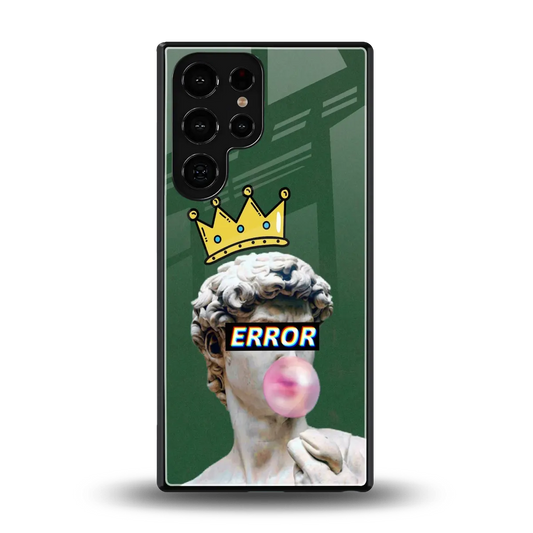 Error back phone cover | glass case for samsung galaxy s25 ultra