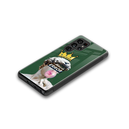 Error stylish phone case for samsung galaxy s25 ultra | glossy glass and slim fit