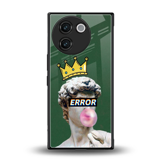 Error back phone cover | glass case for vivo v30e