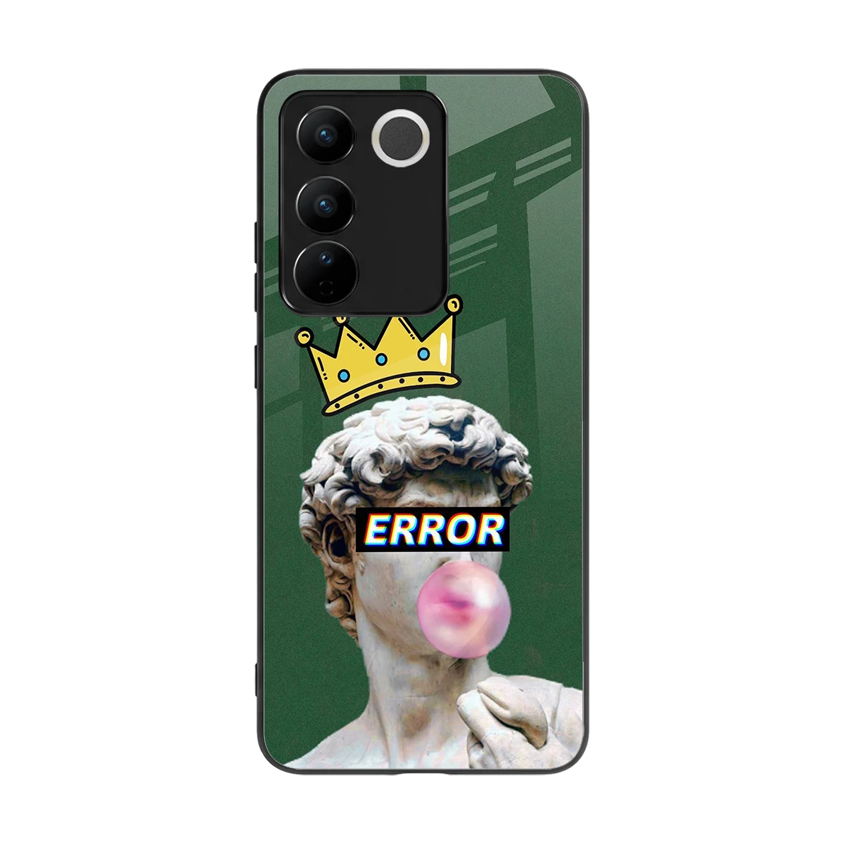 Error back phone cover | glass case for vivo v27 5g