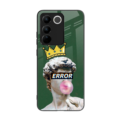 Error back phone cover | glass case for vivo v27 5g