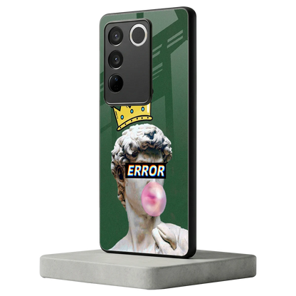 Error vivo v27 5g mobile cover | shockproof glass phone case