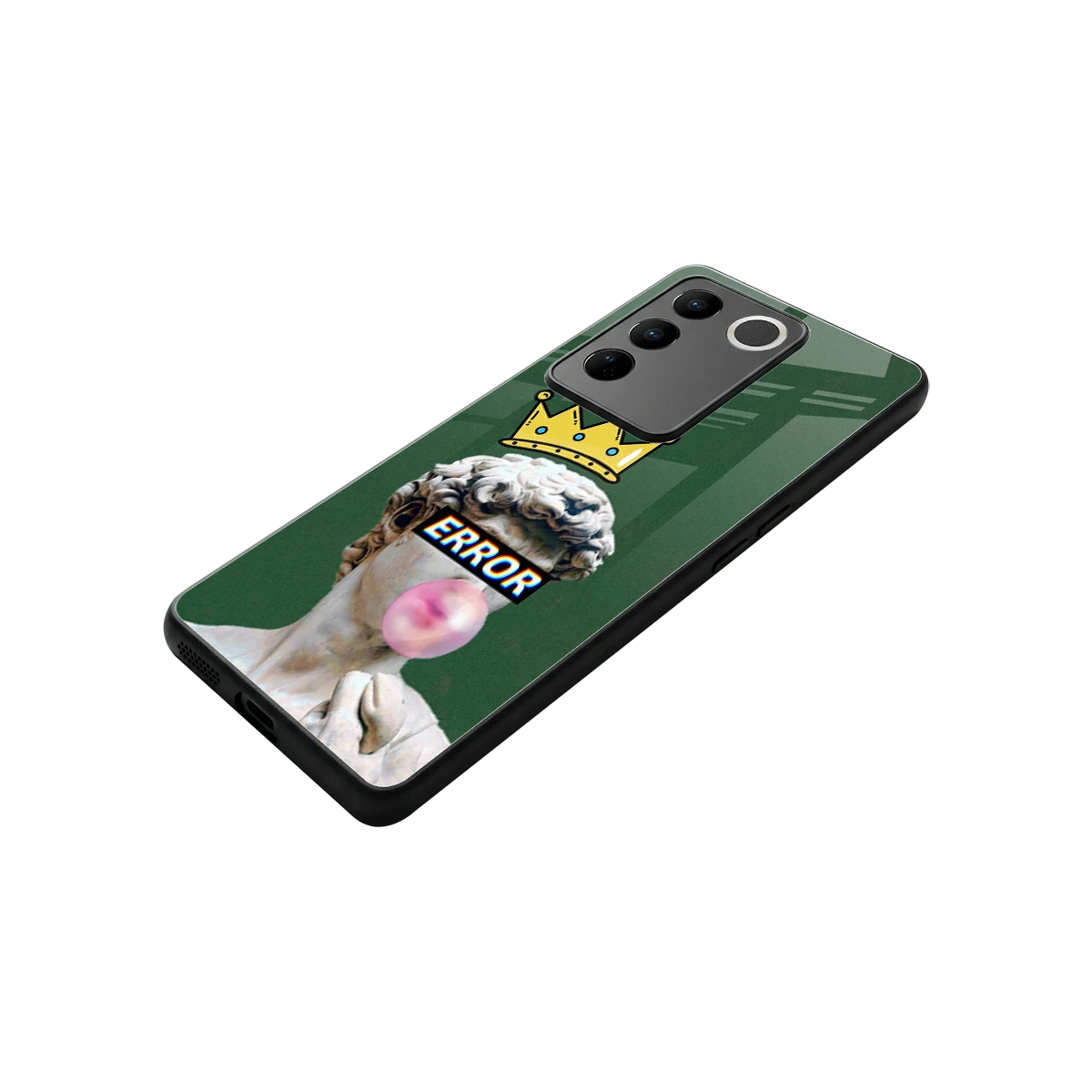 Error stylish phone case for vivo v27 5g | glossy glass and slim fit