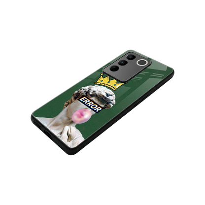 Error stylish phone case for vivo v27 5g | glossy glass and slim fit
