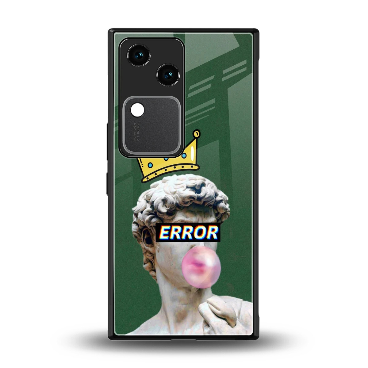Error back phone cover | glass case for vivo v30