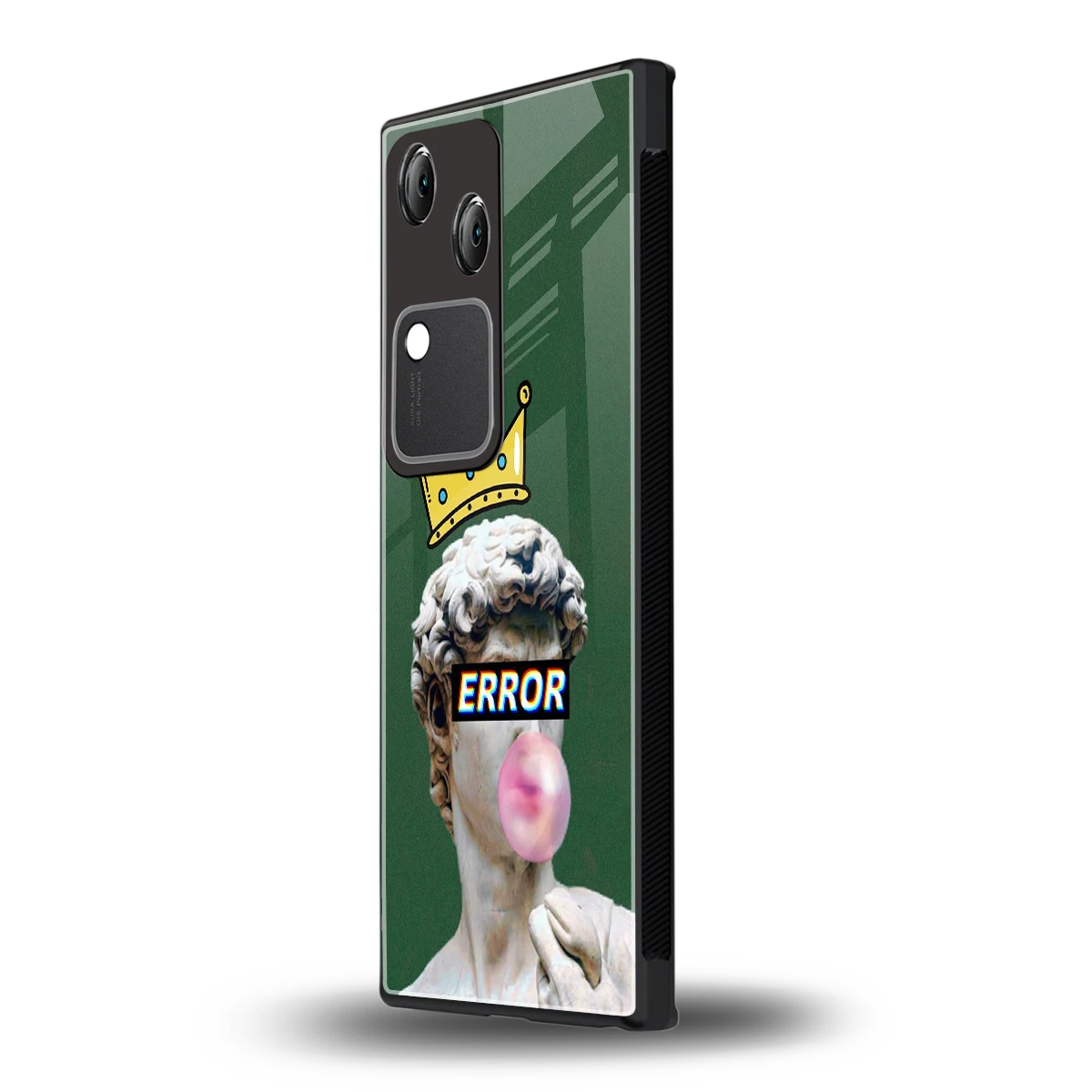 Error vivo v30 mobile cover | shockproof glass phone case