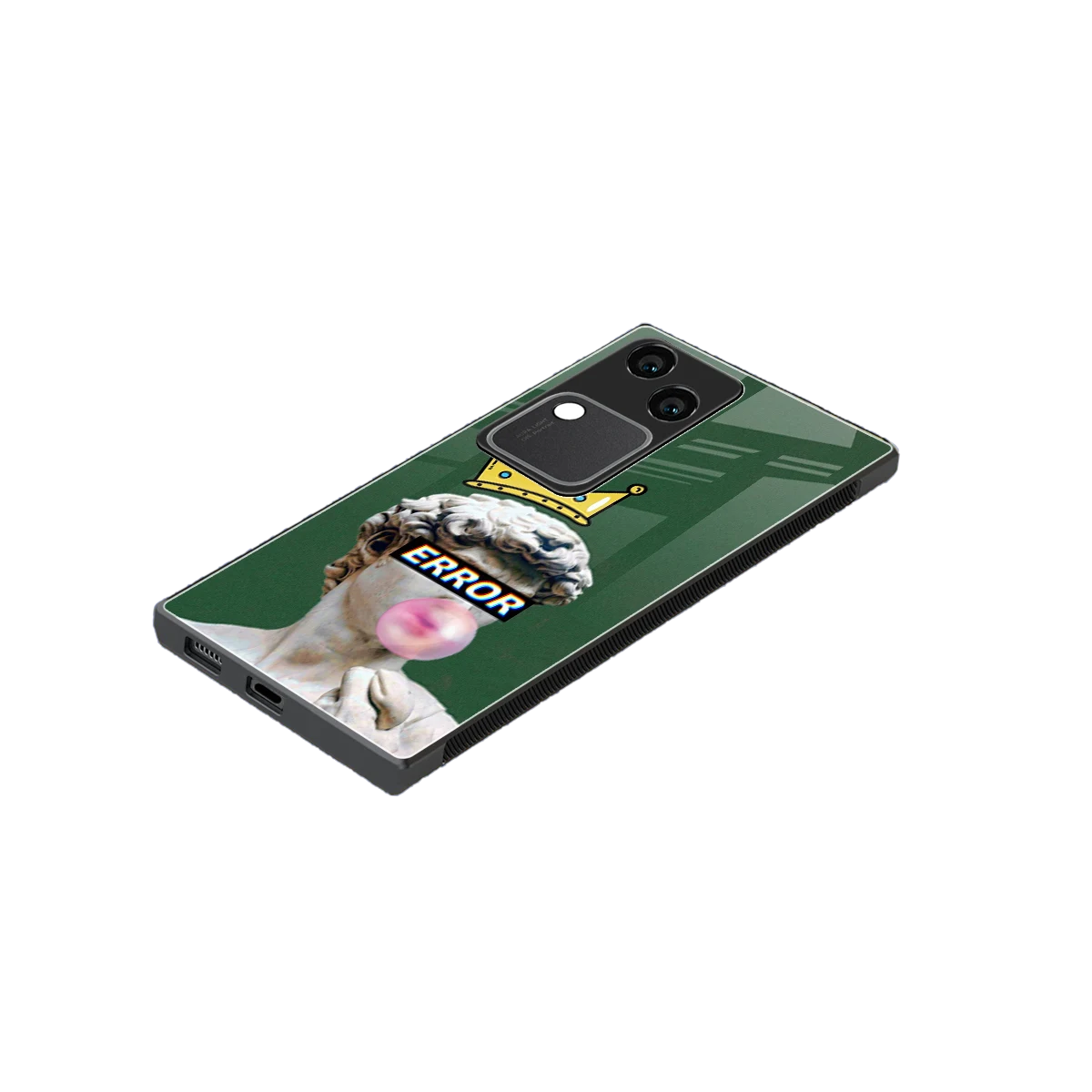 Error stylish phone case for vivo v30 | glossy glass and slim fit