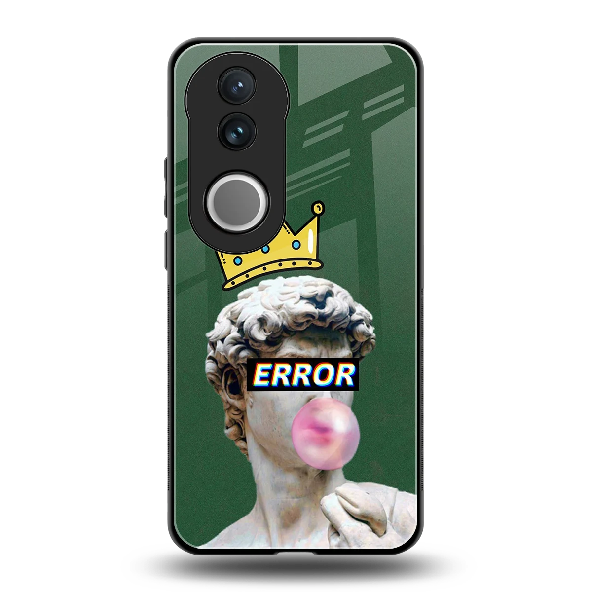 Error back phone cover | glass case for vivo v50