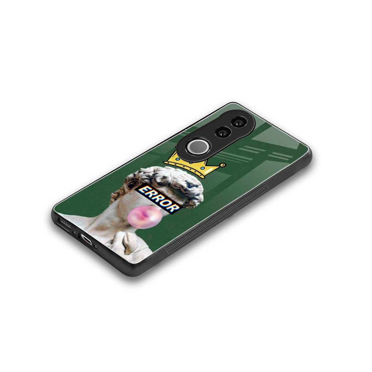 Error stylish phone case for vivo v50 | glossy glass and slim fit