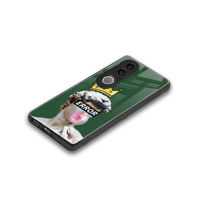 Error stylish phone case for vivo v50 | glossy glass and slim fit