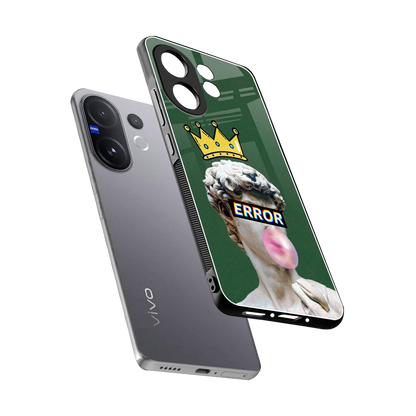 Error sleek vivo v60 cover with tempered glass back and TPU edges