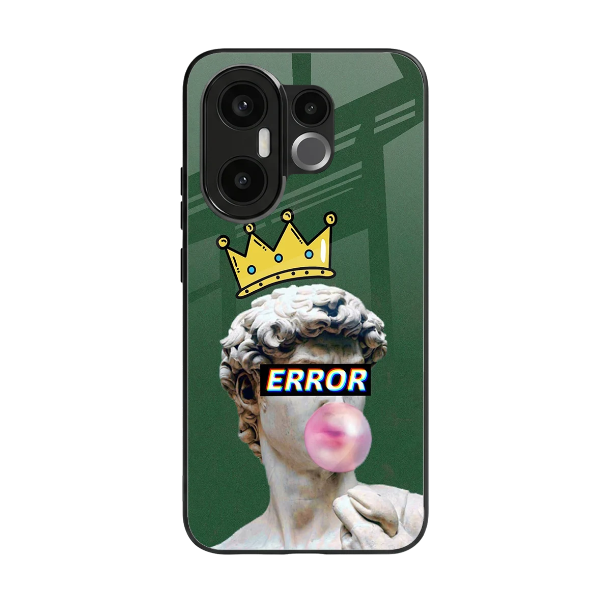 Error back phone cover | glass case for vivo x200 fe