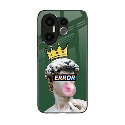 Error back phone cover | glass case for vivo x200 fe