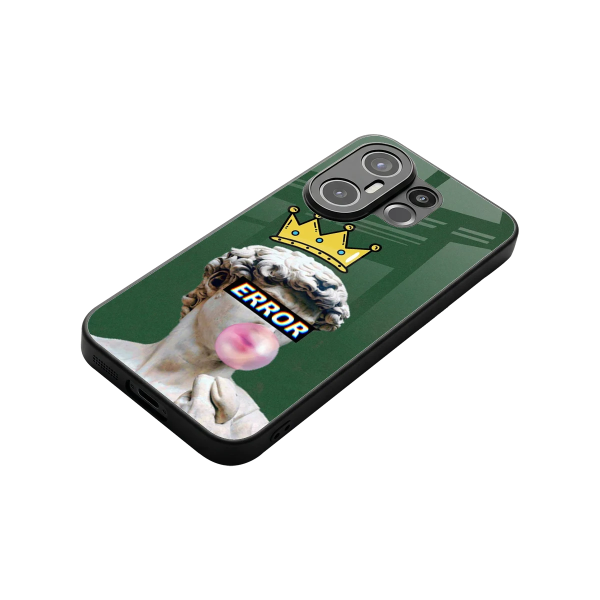 Error stylish phone case for vivo x200 fe | glossy glass and slim fit