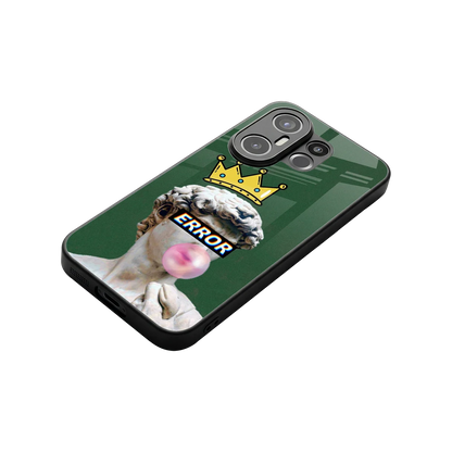 Error stylish phone case for vivo x200 fe | glossy glass and slim fit