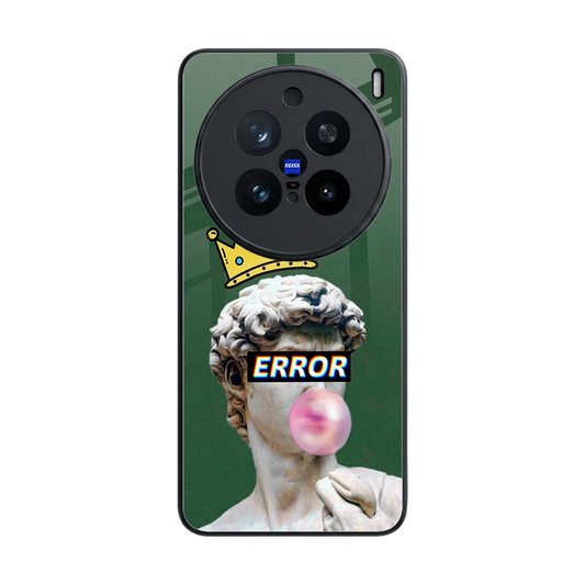 Error back phone cover | glass case for vivo x200 pro