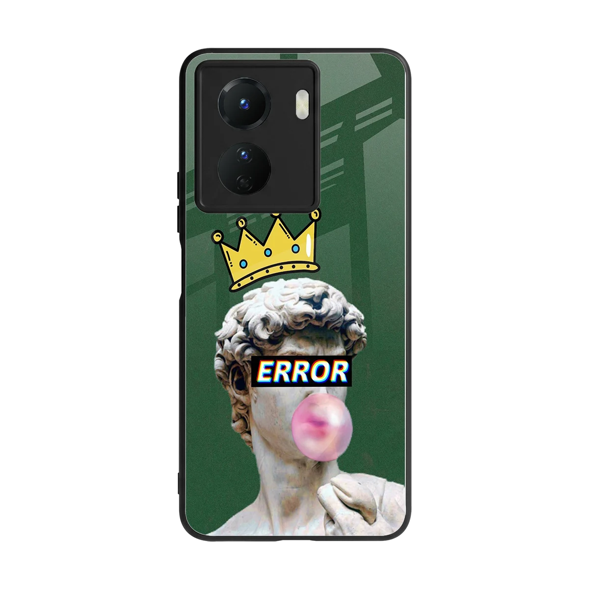 Error back phone cover | glass case for vivo y16