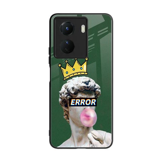Error back phone cover | glass case for vivo y16