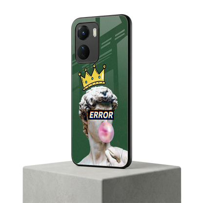 Error vivo y16 mobile cover | shockproof glass phone case