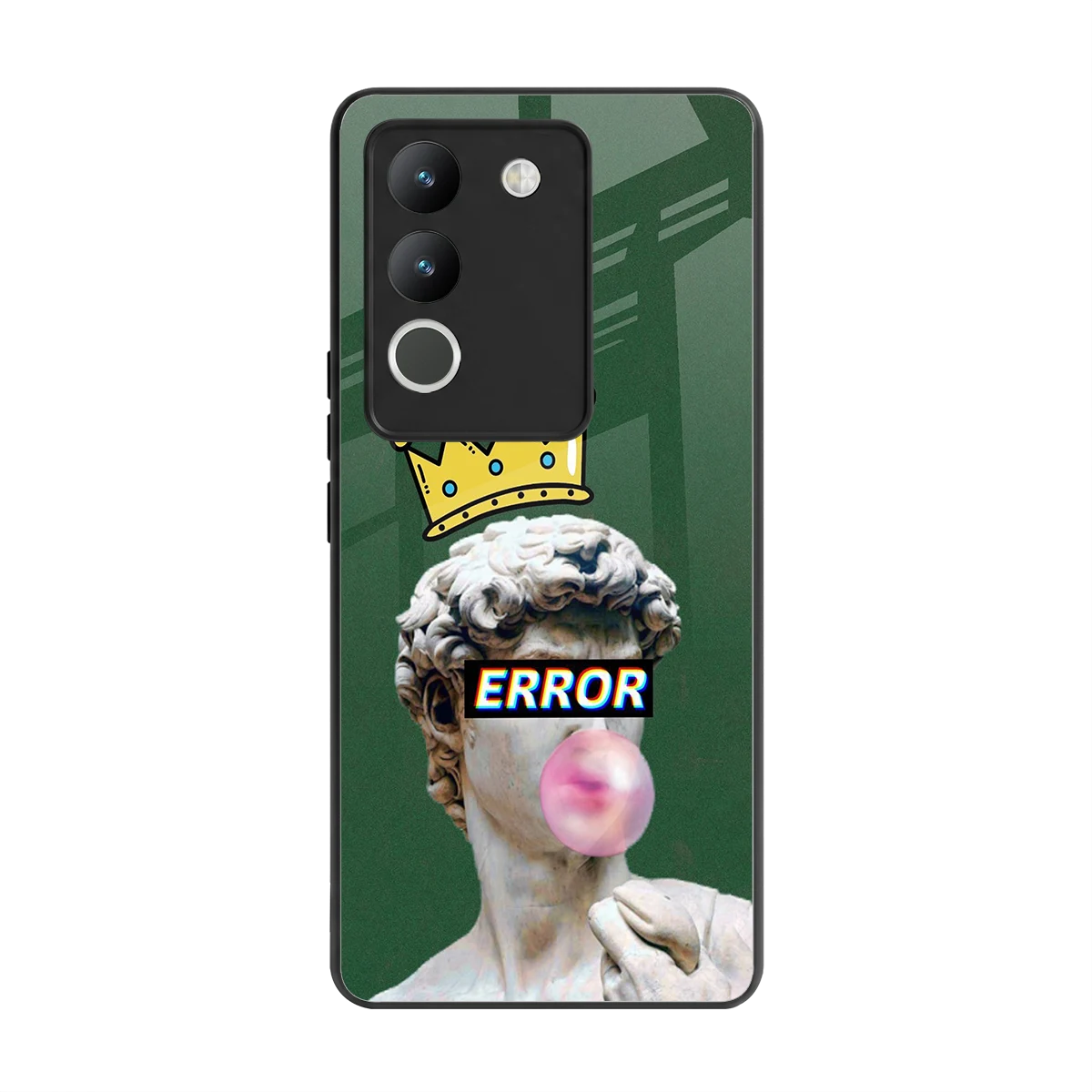 Error back phone cover | glass case for vivo y200 5g