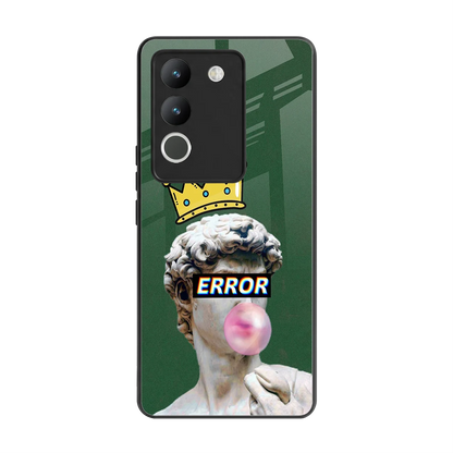 Error back phone cover | glass case for vivo y200 5g