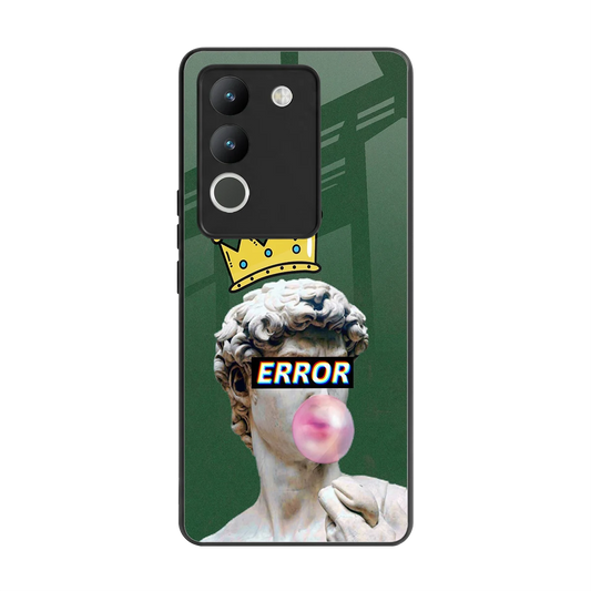 Error back phone cover | glass case for vivo y200 5g