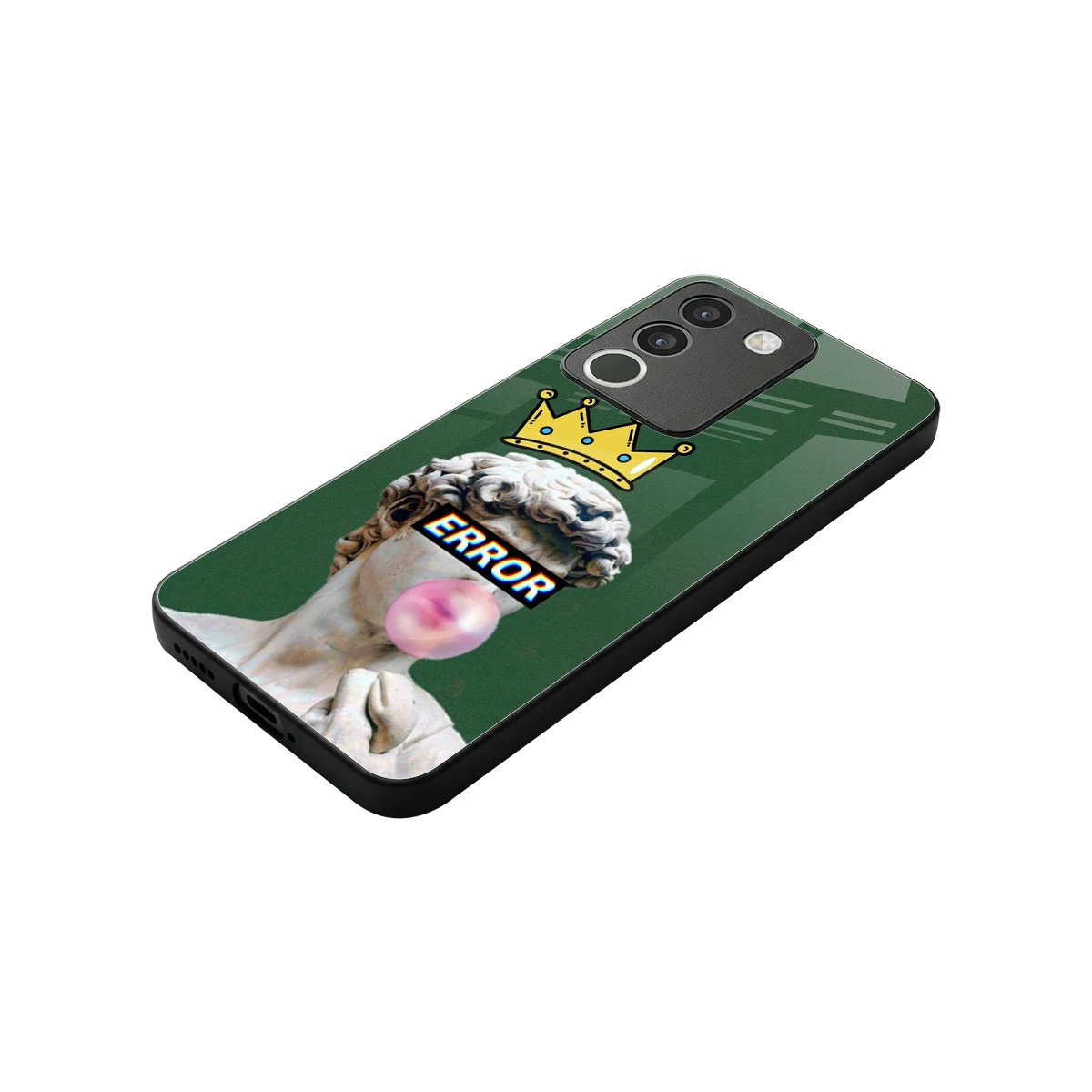 Error stylish phone case for vivo y200 5g | glossy glass and slim fit