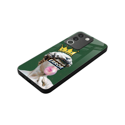 Error stylish phone case for vivo y200 5g | glossy glass and slim fit