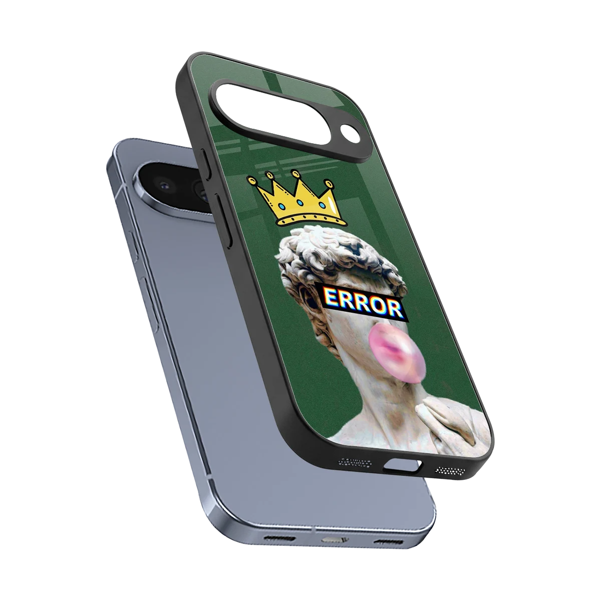 Error sleek google pixel 10 cover with tempered glass back and TPU edges