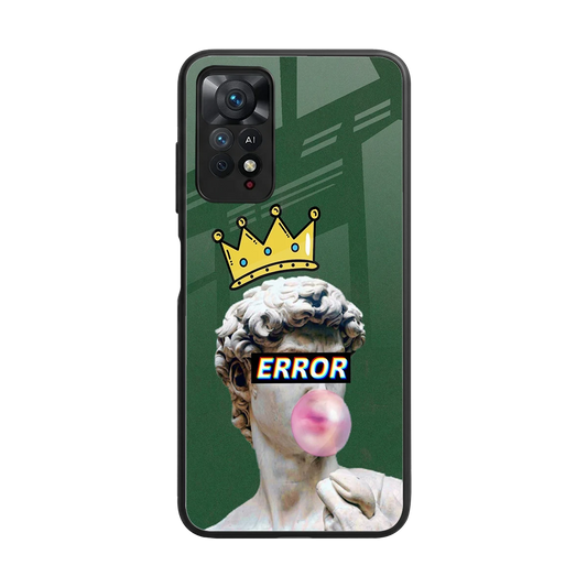 Error back phone cover | glass case for redmi note 11 pro