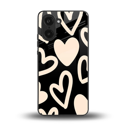 Eternal Hearts back phone cover | glass case for oneplus nord ce5 5g