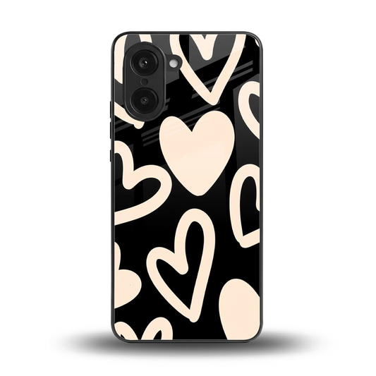 Eternal Hearts back phone cover | glass case for oneplus nord ce5 5g
