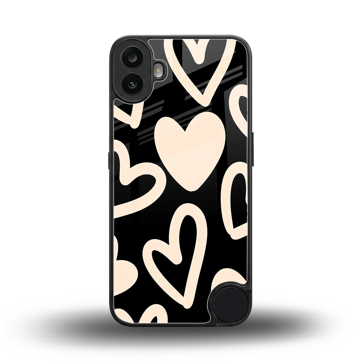 Eternal Hearts back phone cover | glass case for cmf nothing phone 1