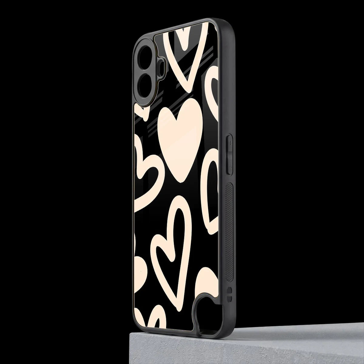 Eternal Hearts cmf nothing phone 1 mobile cover | shockproof glass phone case