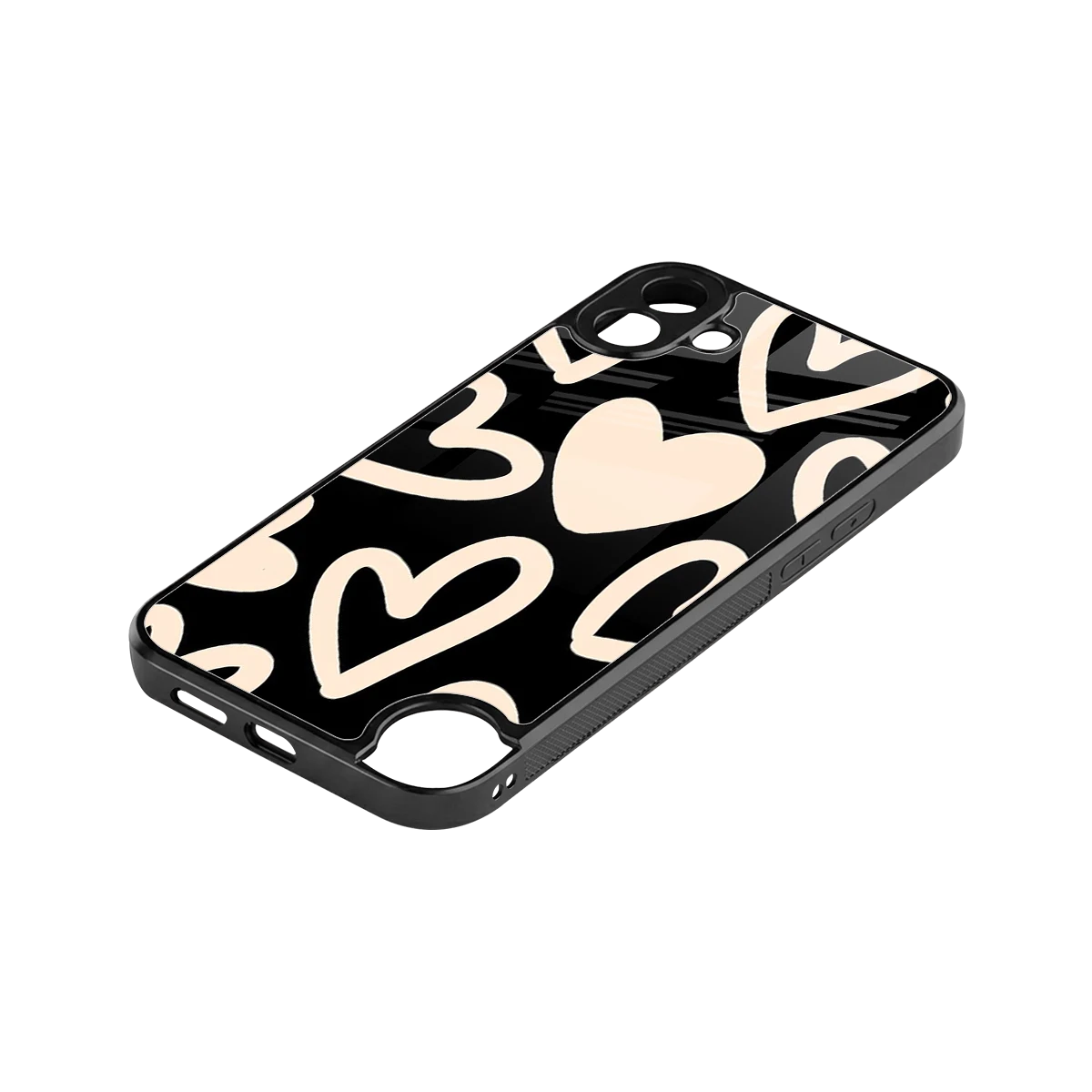 Eternal Hearts stylish phone case for cmf nothing phone 1 | glossy glass and slim fit