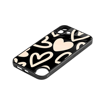 Eternal Hearts stylish phone case for cmf nothing phone 1 | glossy glass and slim fit