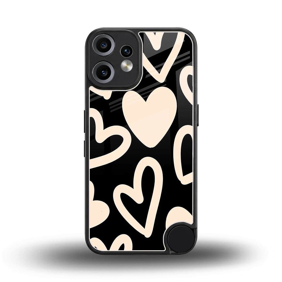 Eternal Hearts back phone cover | glass case for cmf nothing phone 2 pro