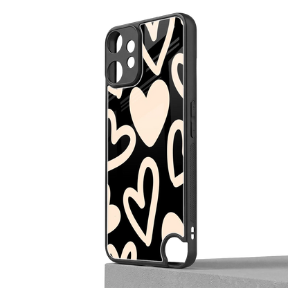 Eternal Hearts cmf nothing phone 2 pro mobile cover | shockproof glass phone case