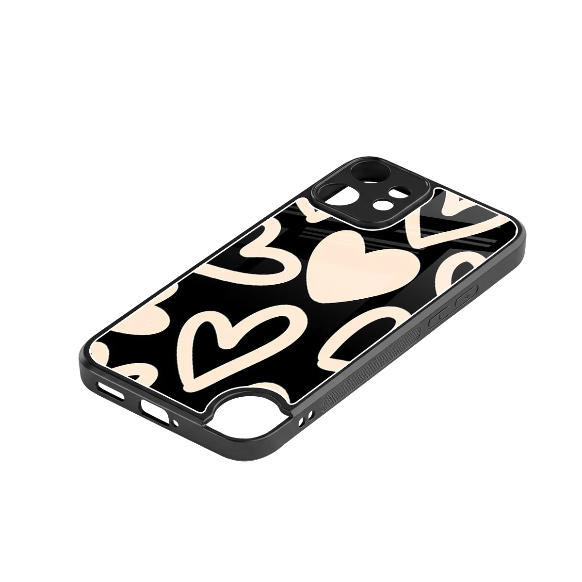 Eternal Hearts stylish phone case for cmf nothing phone 2 pro | glossy glass and slim fit