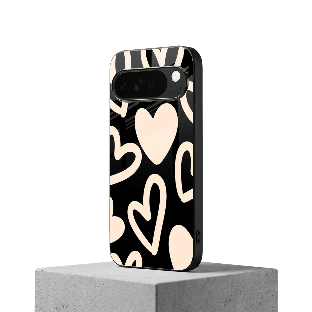Eternal Hearts google pixel 10 pro xl mobile cover | shockproof glass phone case