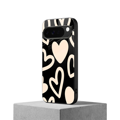 Eternal Hearts google pixel 10 pro xl mobile cover | shockproof glass phone case