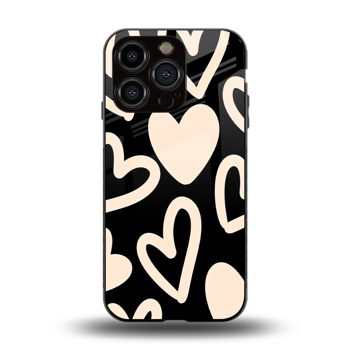 Eternal Hearts back phone cover | glass case for iphone 13 pro